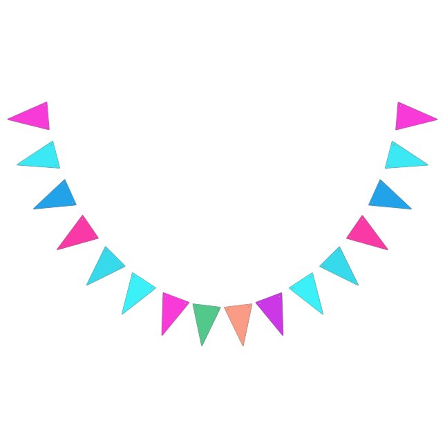 Multi-coloured for Boys and Girls Bunting (All)