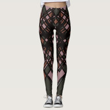 Multi-Coloured Geometric Leggings by Joya Eve