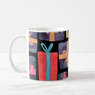 Multi-Coloured Gifts Watercolor Seamless Coffee Mug
