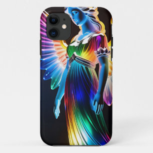 Multi-coloured glass Angel iPhone 11 Case