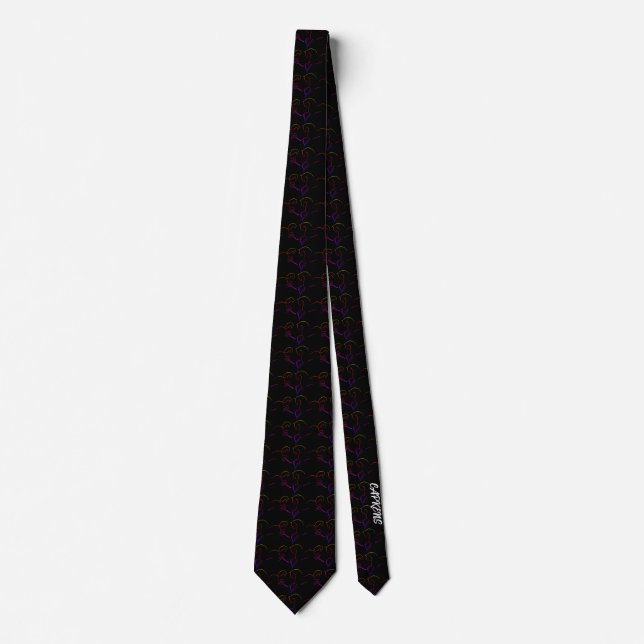 Multi Coloured Horse Men Executive Classic Quality Tie (Front)