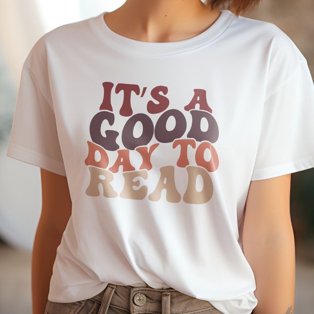 Multi-Coloured It's A Good Day To Read Book Lover T-Shirt (Creator Uploaded)