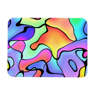 Multi Coloured Jigsaw Magnet