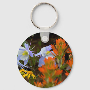 Multi-coloured Key Ring