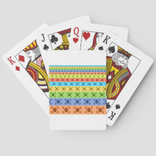 Multi-Coloured Korean Flag Art Print Playing Cards