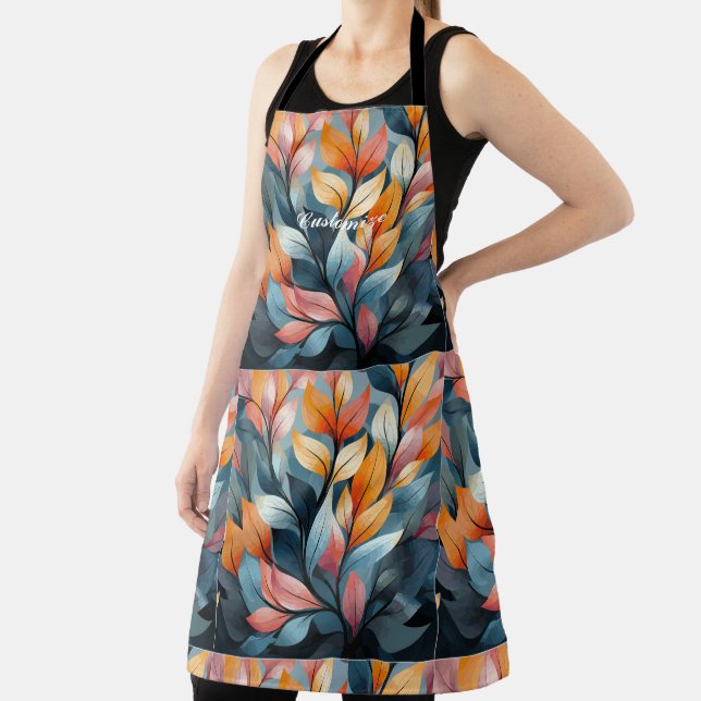 Multi-coloured Leaves  Thunder_Cove  Apron (Insitu)