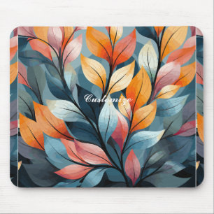 Multi-coloured Leaves Thunder_Cove Mouse Mat