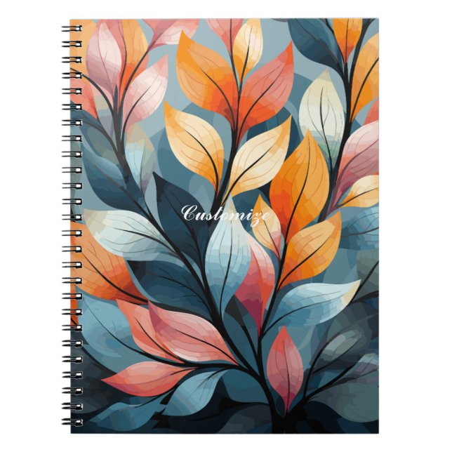 Multi-coloured Leaves  Thunder_Cove  Notebook (Front)