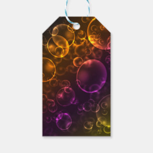 Multi-coloured lenses gift tags