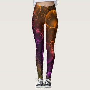 Multi-coloured lenses leggings