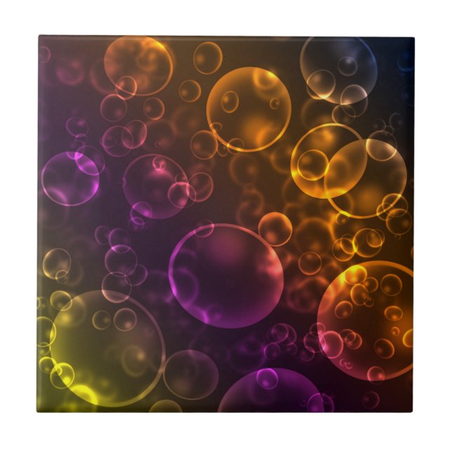 Multi-coloured lenses tile (Front)