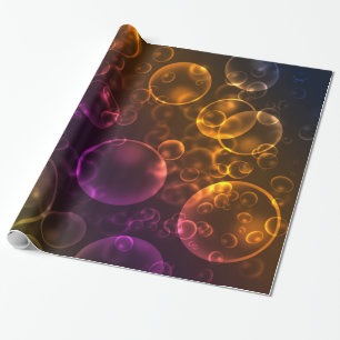 Multi-coloured lenses wrapping paper