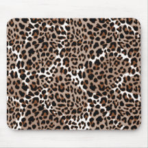 Multi-Coloured Leopard Print Mousepad