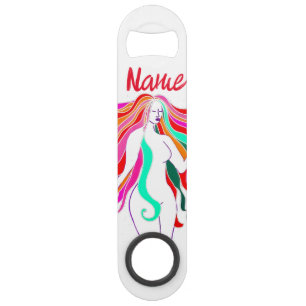 Multi-coloured long-haired goddess Thunder_Cove 
