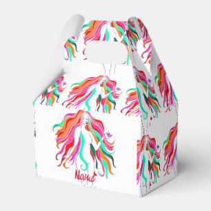 Multi-coloured long-haired goddess Thunder_Cove Favour Box