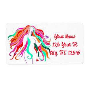 Multi-coloured long-haired goddess Thunder_Cover