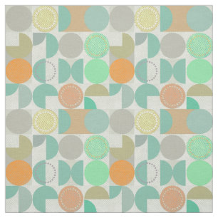 Multi-coloured modern geometric pattern. fabric