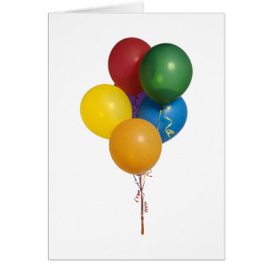 Multi Coloured Party Balloons