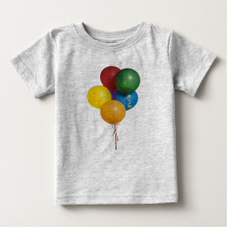 Multi Coloured Party Balloons Baby T-Shirt