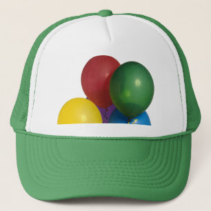 Multi Coloured Party Balloons Trucker Hat