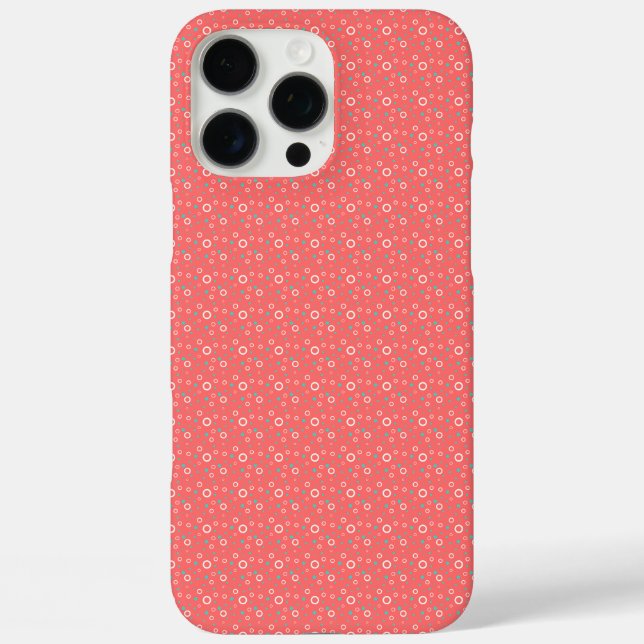 Multi Coloured Pattern Circles Customisable Case-Mate iPhone Case (Back)