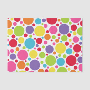 Multi Coloured Polka Dot Tissue Paper