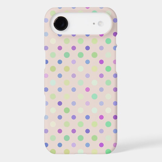 multi-coloured polka dots (Back)
