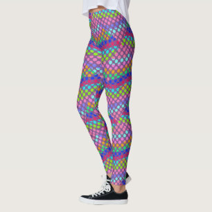 multi-coloured polka dots Thunder_Cove Leggings