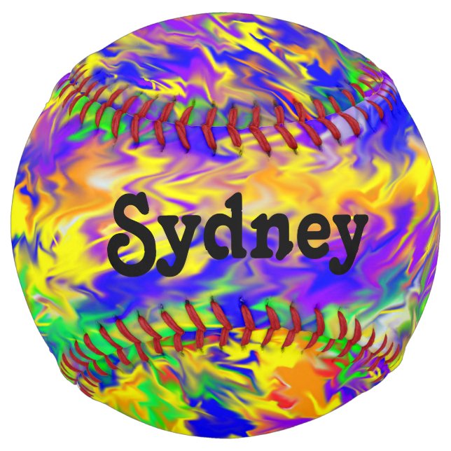 Multi-Coloured Softball (Front)