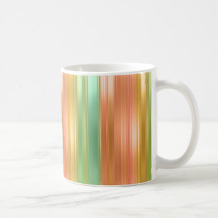 Multi Coloured Stripe Coffee Mug