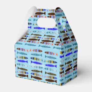 Multi-coloured striped fish Thunder_Cove Favour Box