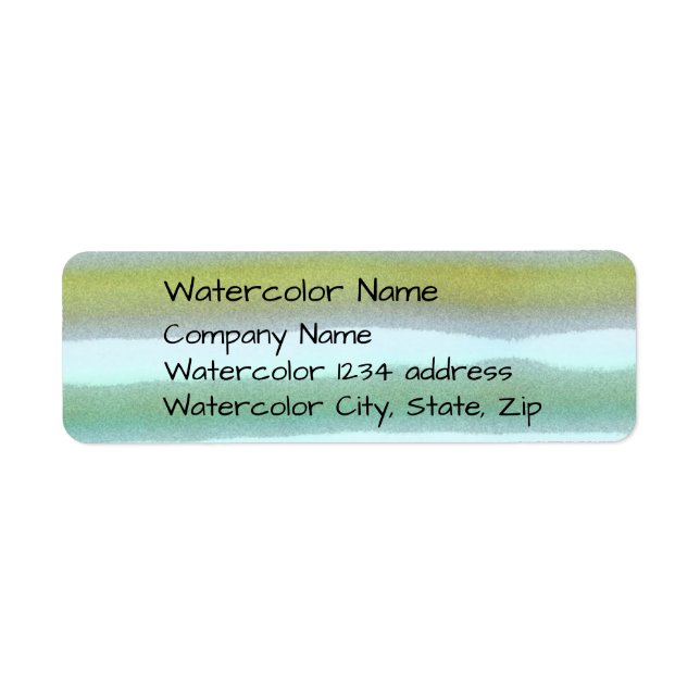 Multi-coloured stripes, film grain, watercolor (Front)