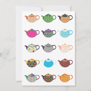 Multi-coloured Tea Kettles