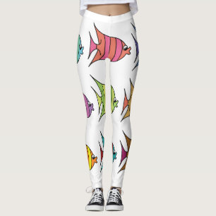 Multi-coloured Tropical Fish Thunder_Cove Leggings