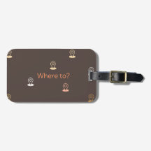 Multi-coloured Where to? with you are here icons