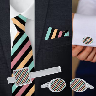 Multi Colourful Striped Tie