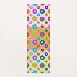 Multi Colourful yoga Matt funky boho double sided Mat