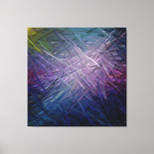 Multi Colours Abstract Art Painting 5 Canvas Print