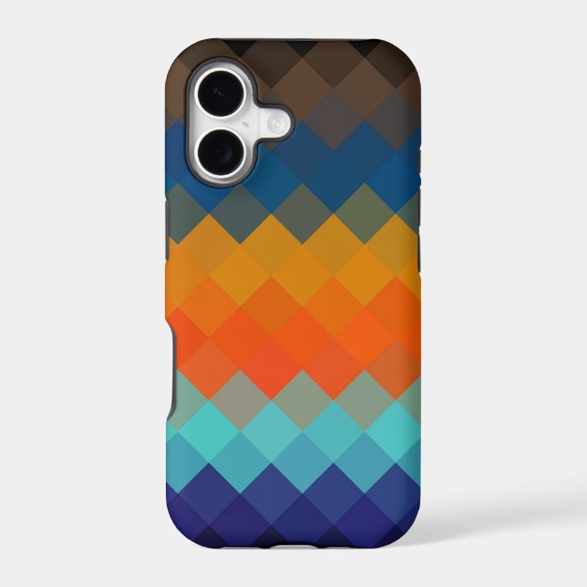 Multi Colours Diamond Seamless Pattern (Back)