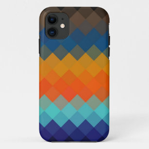 Multi Colours Diamond Seamless Pattern iPhone 11 Case