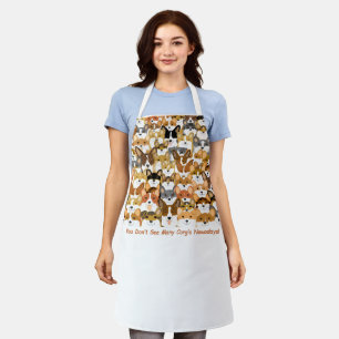 Multi Corgi Apron