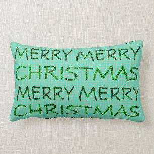 Multi-Design Merry Christmas Lumbar Pillow