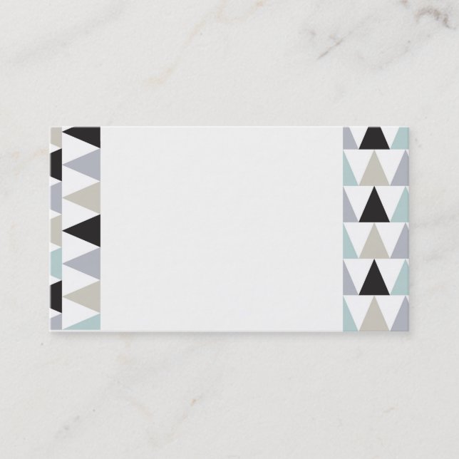 Multi Diamond Pattern Business Cards (Front)