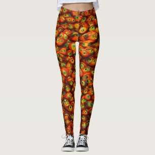 "Multi-Eyed Marvel: Women's Leggings with a Kaleid