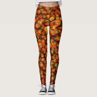 "Multi-Eyed Marvel: Women's Leggings with a Kaleid