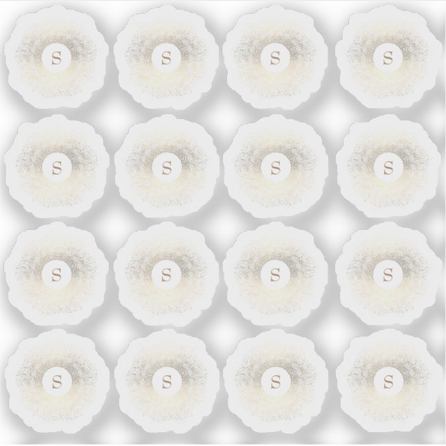 Multi Gold Sparkle Monogram (Front)