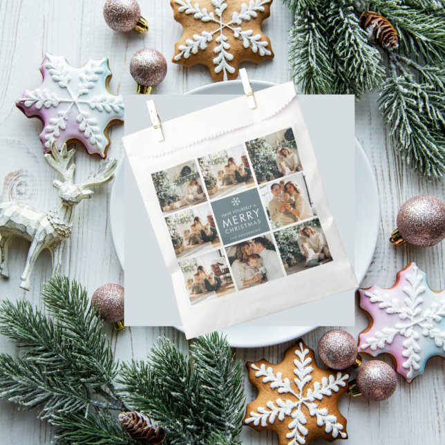 Multi Holiday Photos | Merry Christmas | Gift Favour Bags (Creator Uploaded)