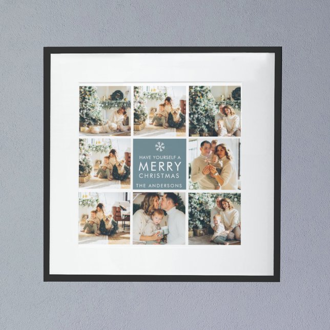 Multi Holiday Photos | Merry Christmas | Gift Poster (Creator Uploaded)