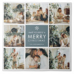Multi Holiday Photos | Merry Christmas | Gift Tile<br><div class="desc">Collage Holiday Photos | Merry Christmas | Gift</div>