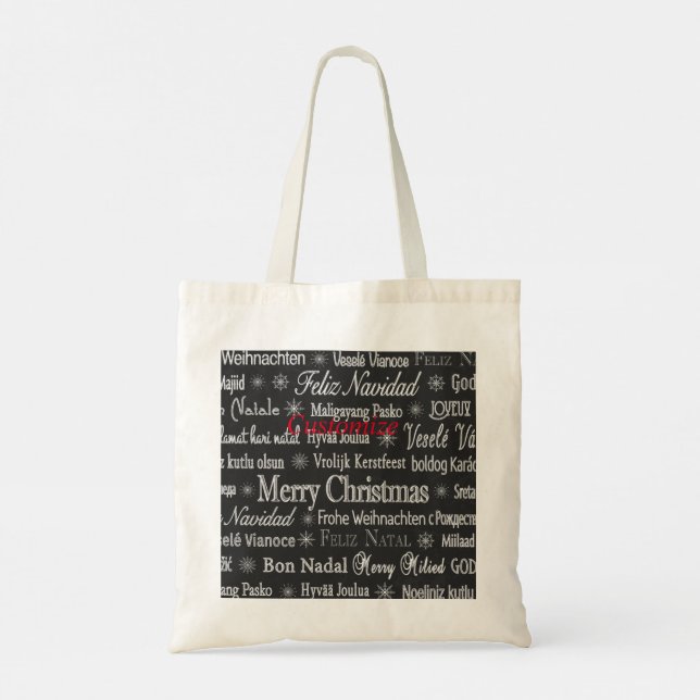 Multi-language Merry Christmas Thunder_Cove Tote Bag (Back)